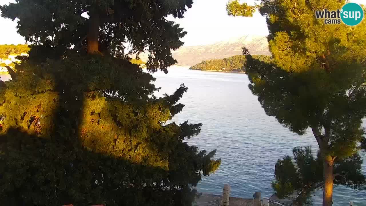 Lumbarda Resort camera en vivo Korčula