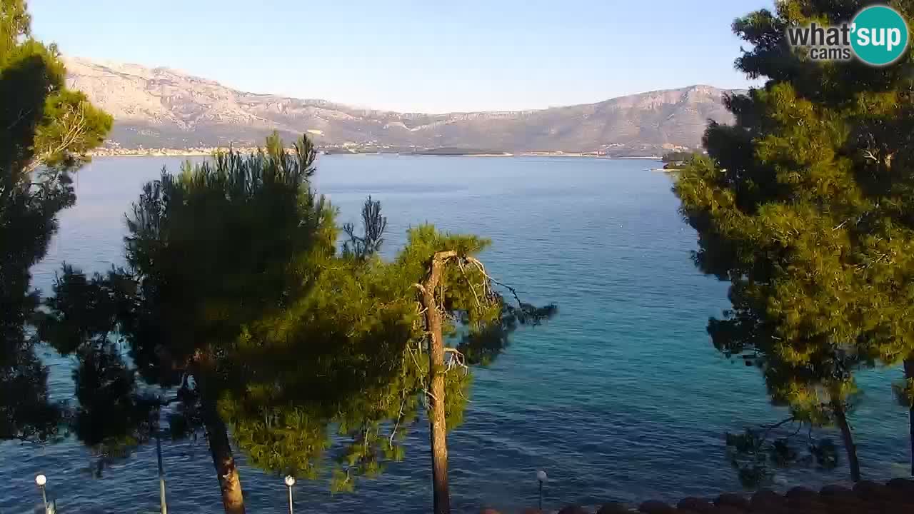 Lumbarda resort – livecam Korčula