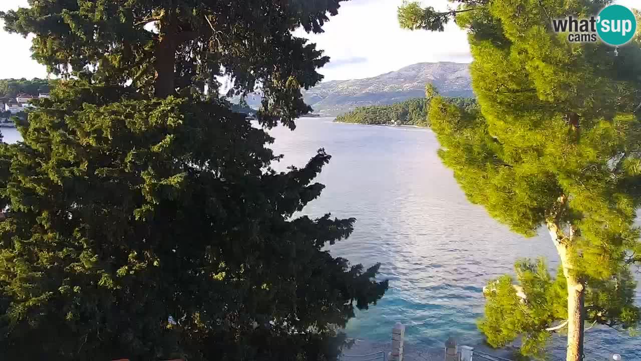 Lumbarda resort Web Kamera Korčula