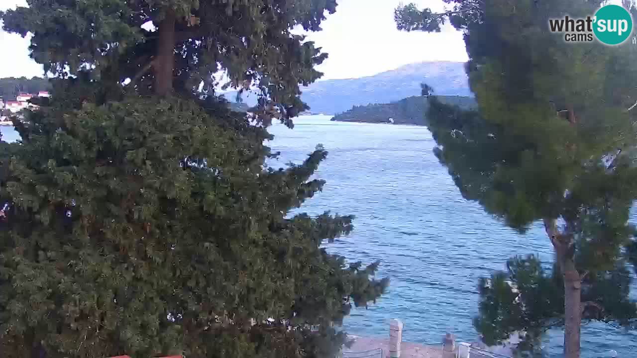 Lumbarda resort Spletna kamera Korčula