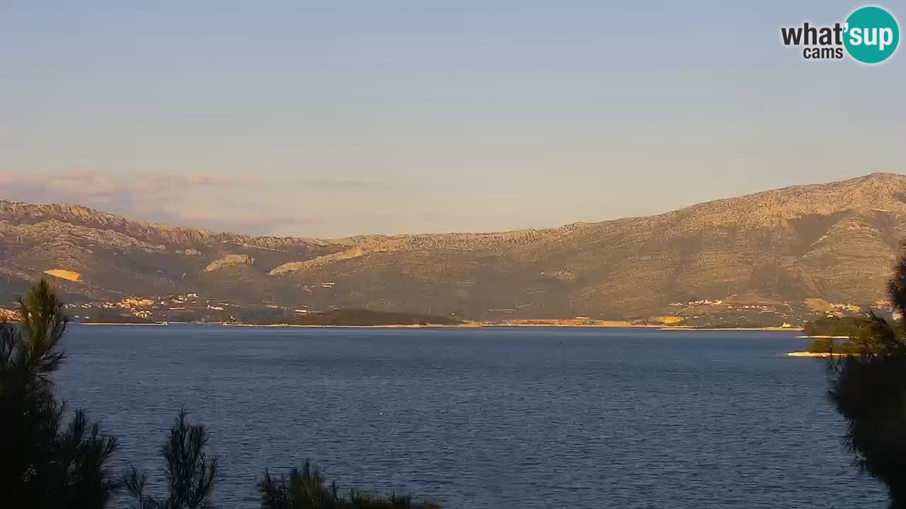 Lumbarda resort Web Kamera Korčula