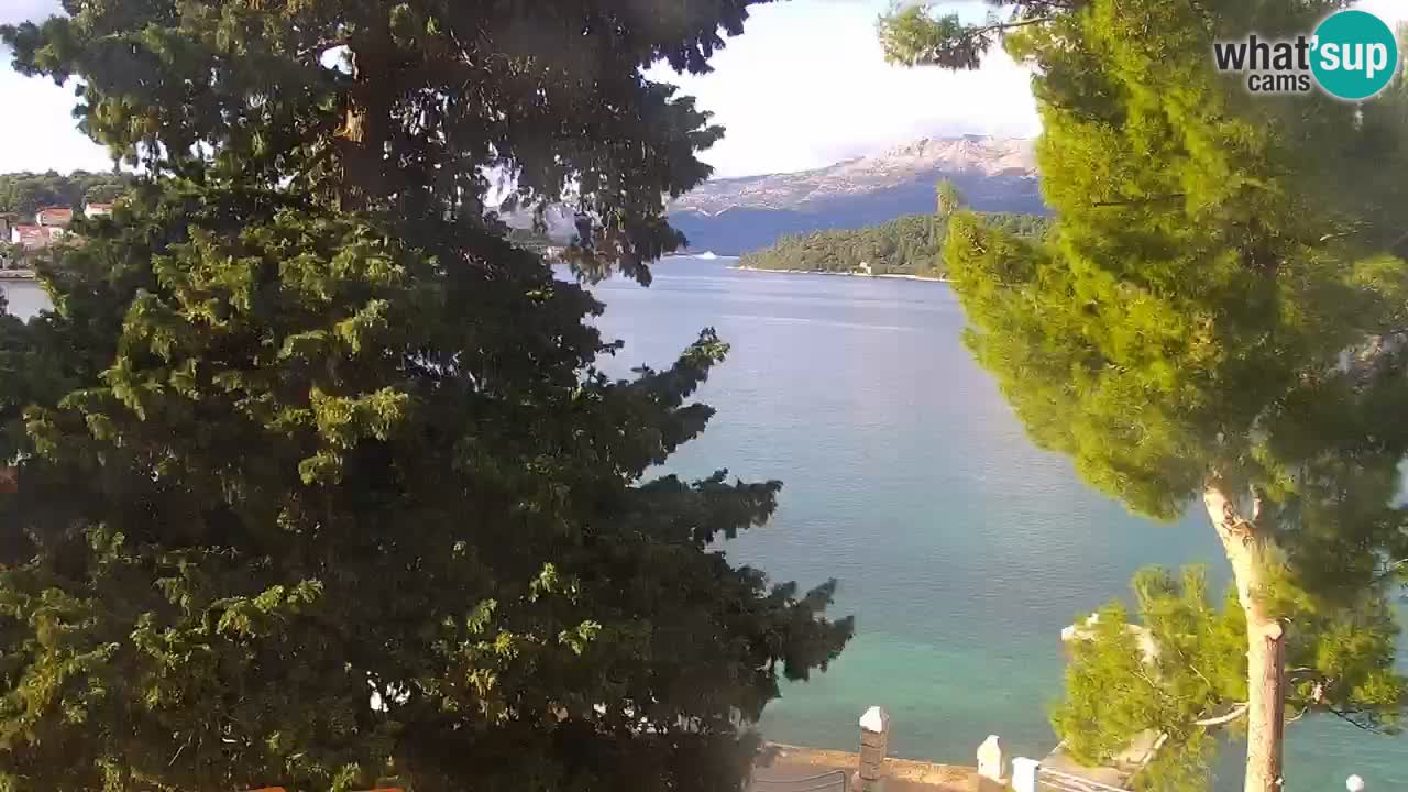 Lumbarda resort Web Kamera Korčula