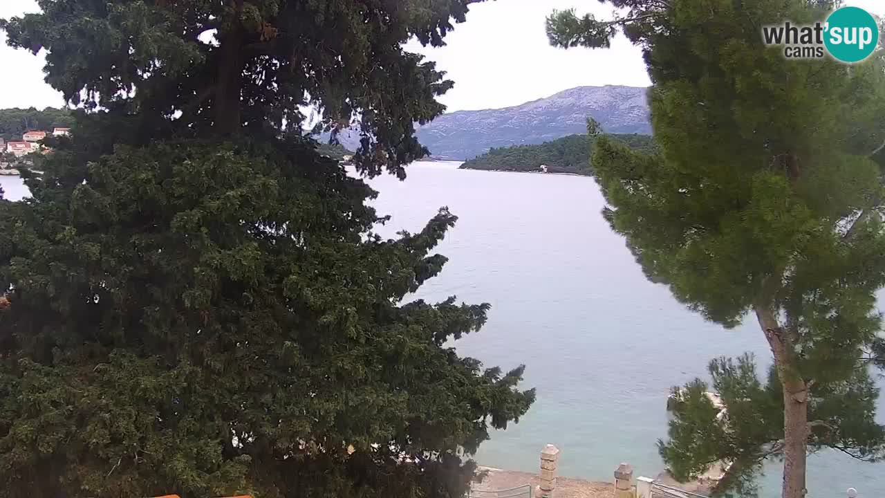 Lumbarda Resort live cam Curzola