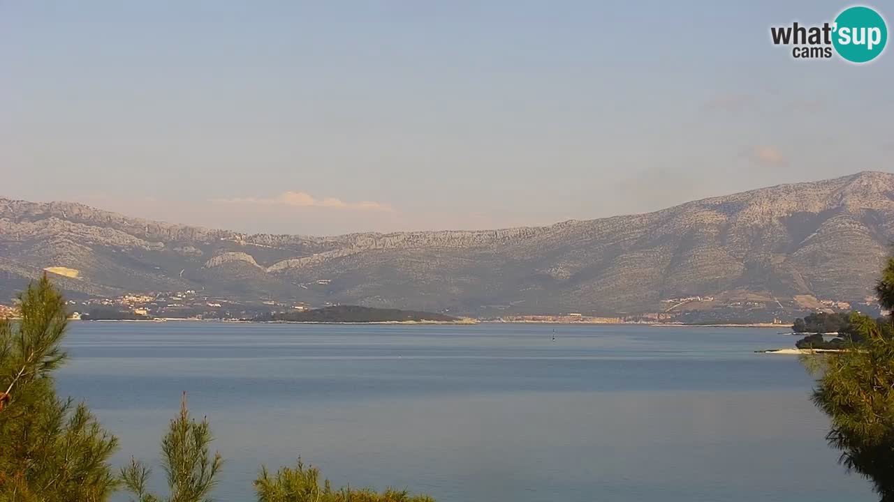 Lumbarda resort Web Kamera Korčula