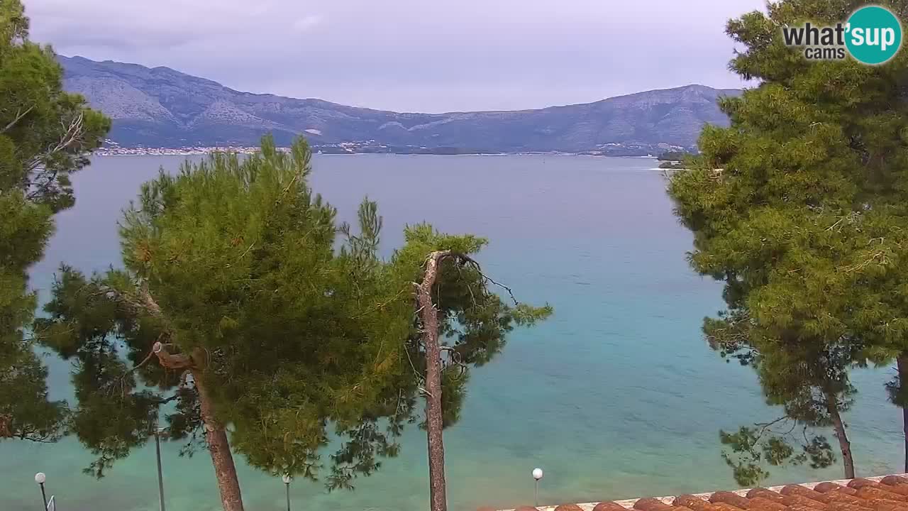 Lumbarda resort Web Kamera Korčula