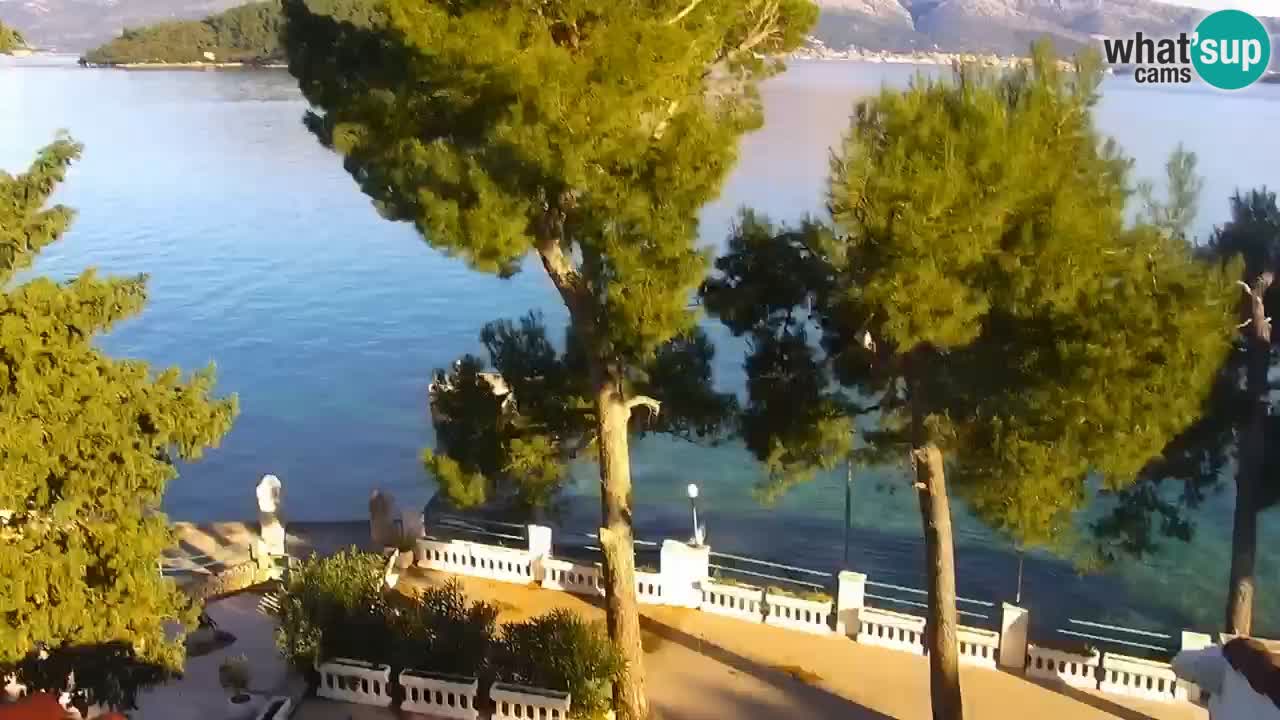 Lumbarda Resort live cam Curzola