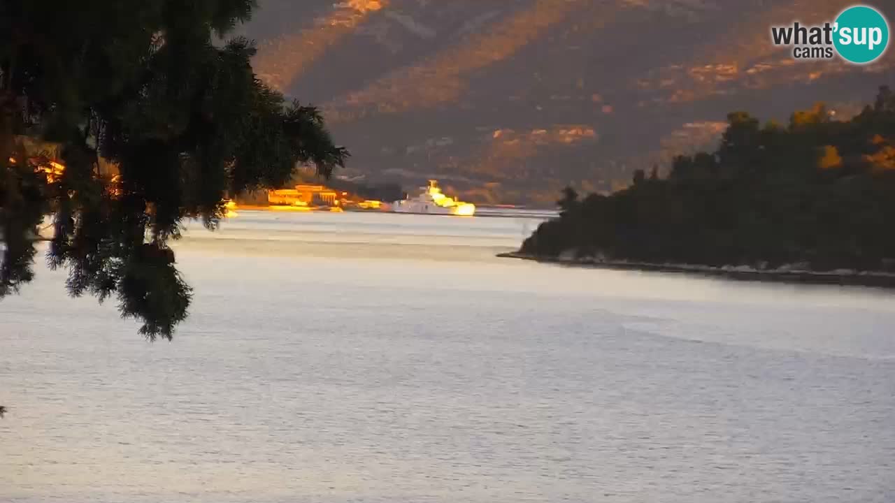 Lumbarda Resort live cam Curzola