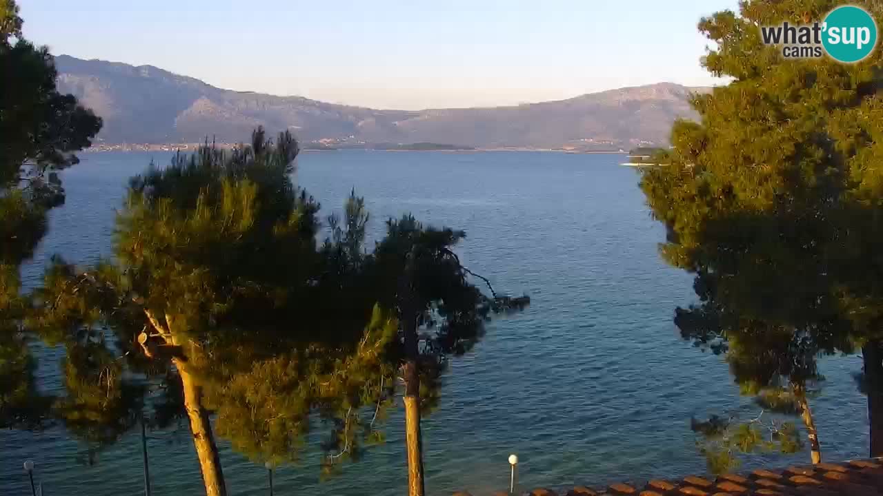 Lumbarda Resort live cam Curzola