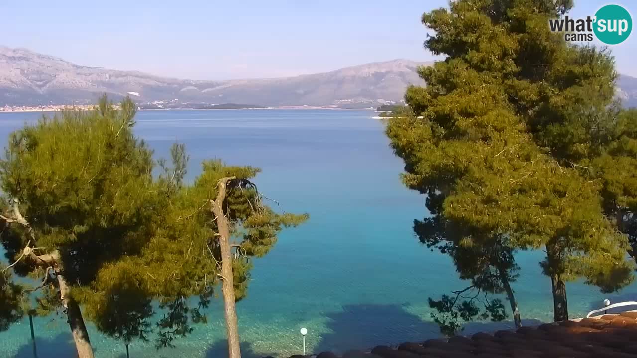 Lumbarda resort Web Kamera Korčula