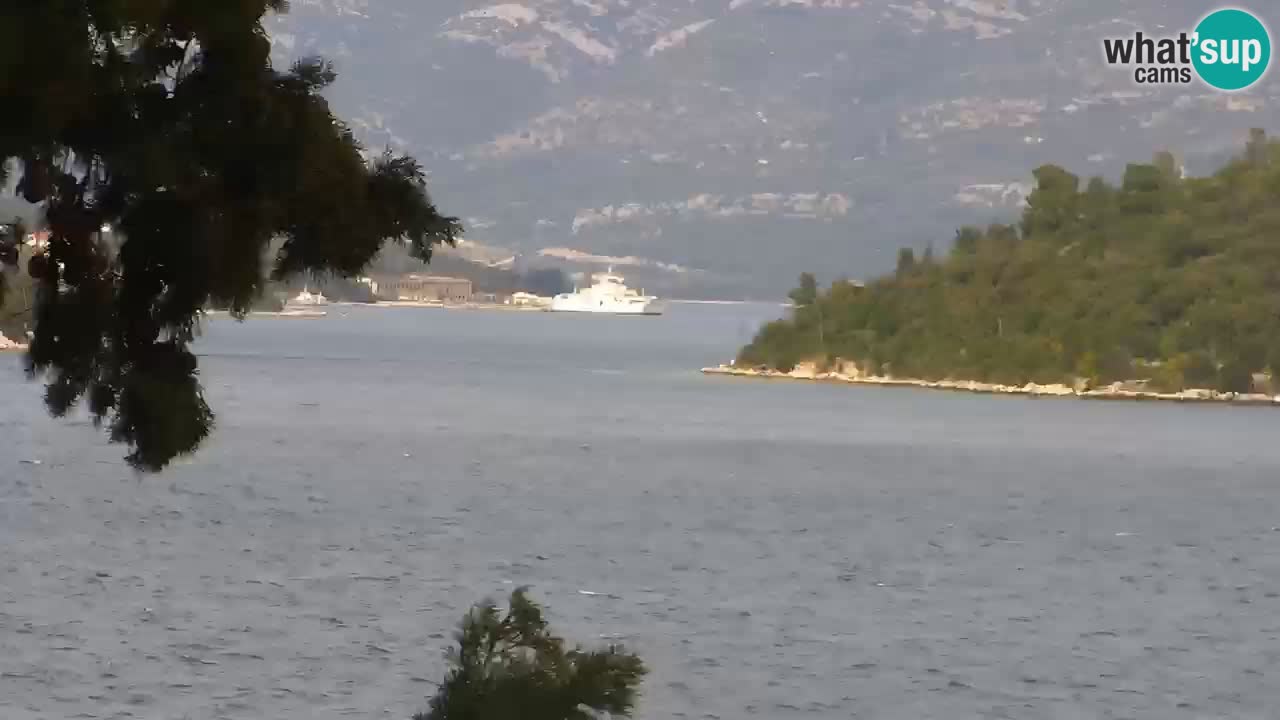Lumbarda Resort live cam Curzola