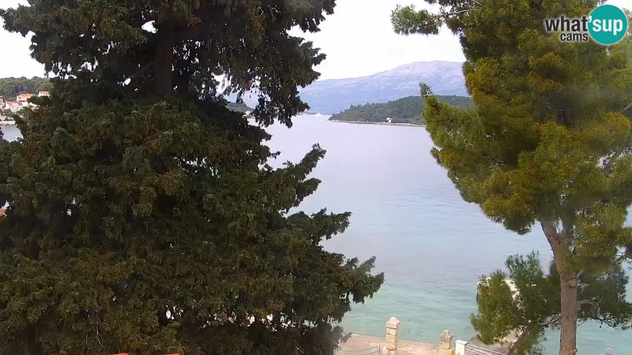 Lumbarda Resort live cam Curzola