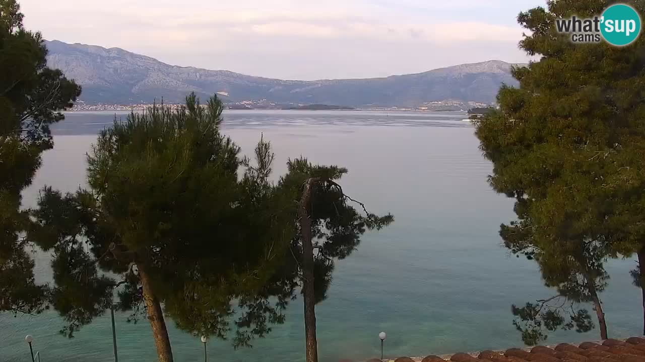 Lumbarda resort – livecam Korčula