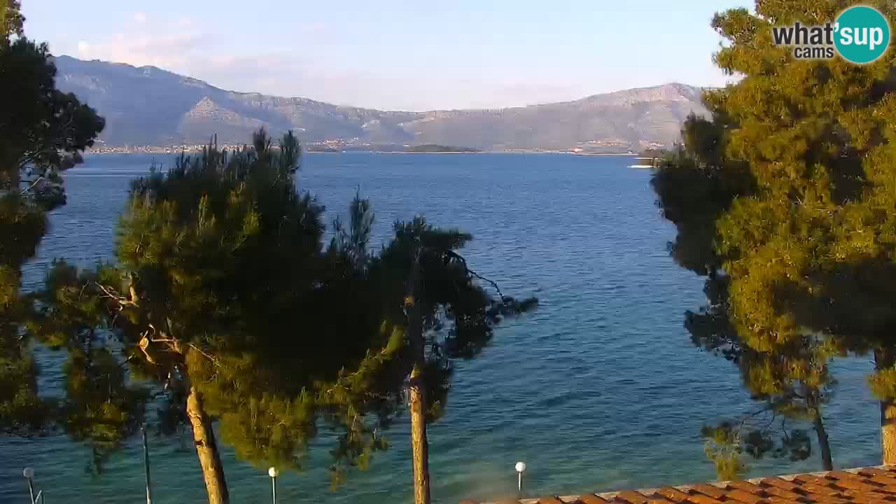 Lumbarda Resort live cam Curzola