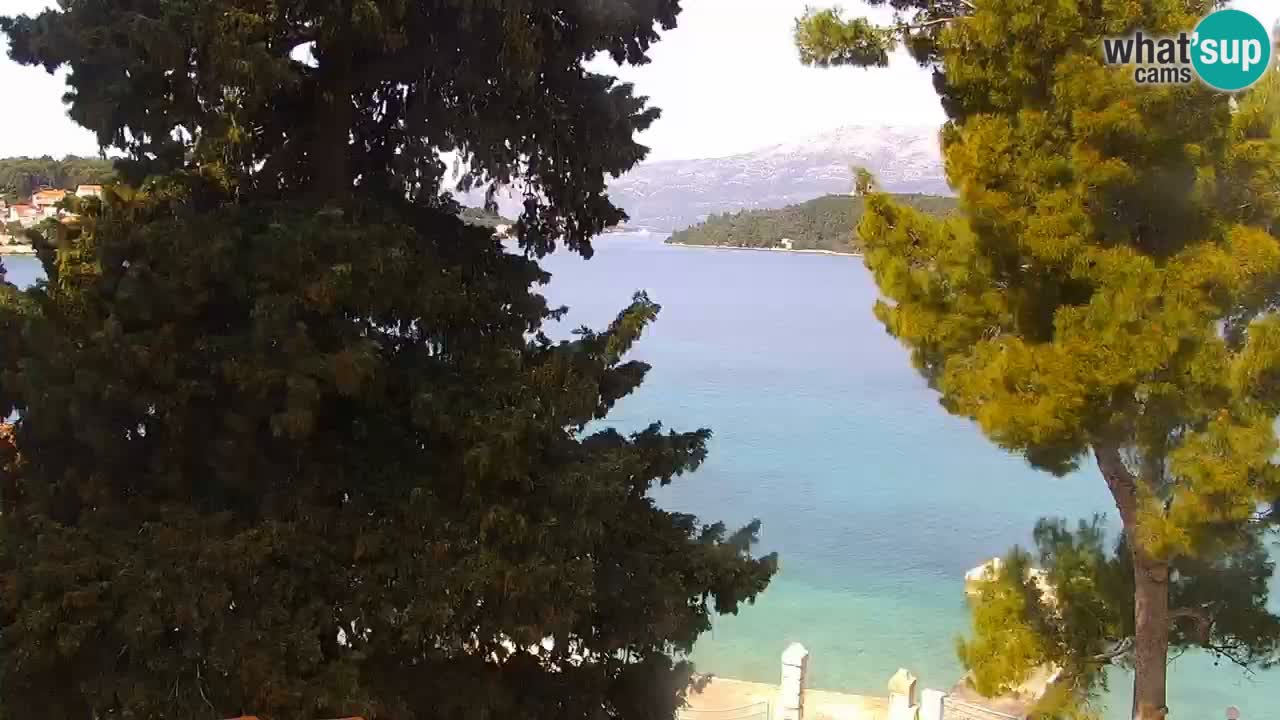 Lumbarda resort – livecam Korčula