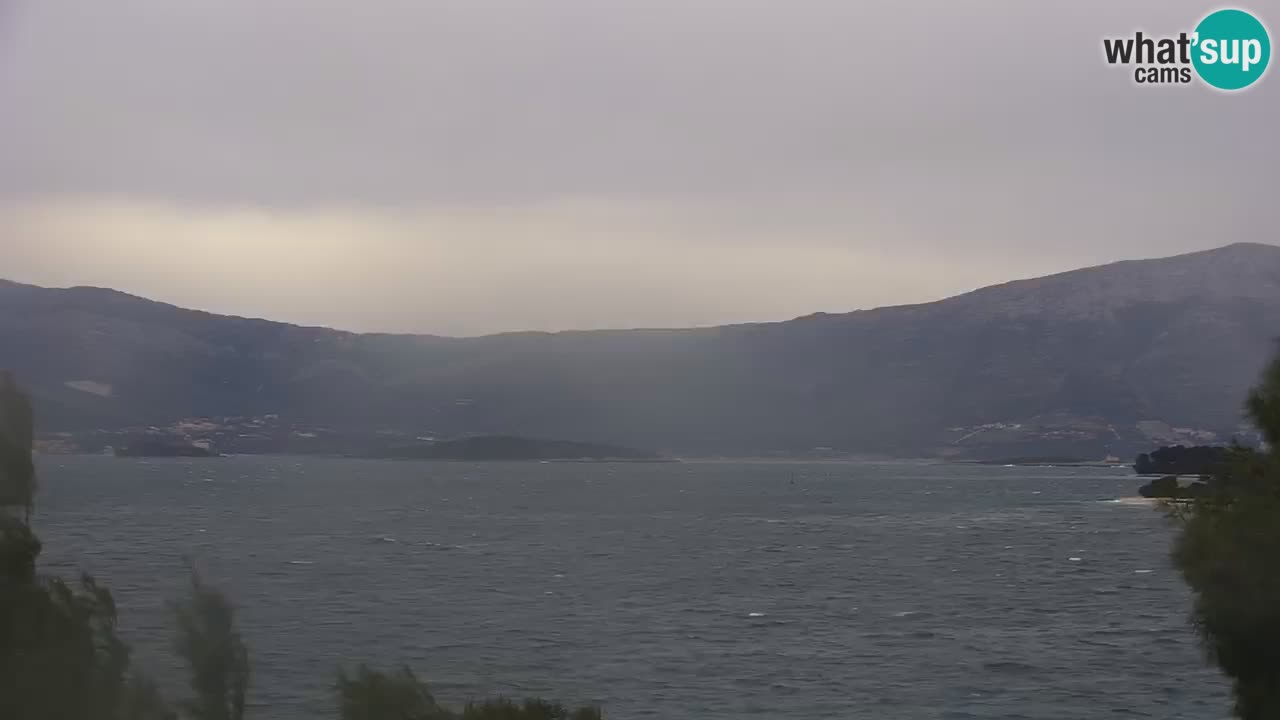 Lumbarda resort Spletna kamera Korčula