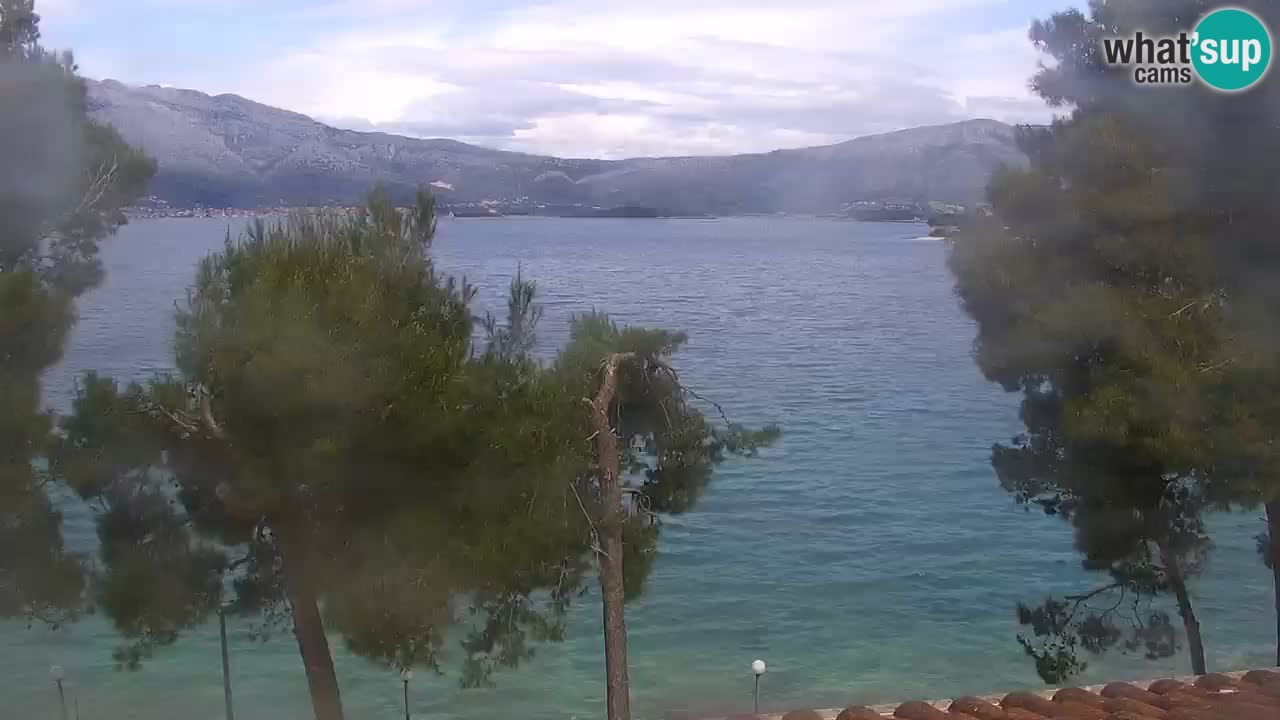 Lumbarda Resort live cam Curzola