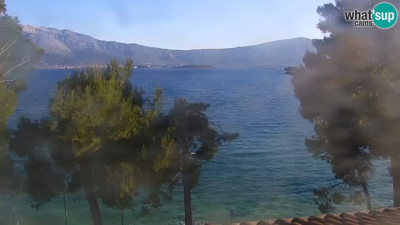 Lumbarda resort Webcam Korčula
