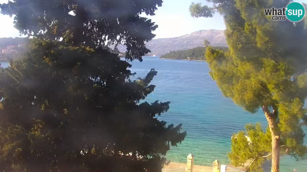 Lumbarda resort – livecam Korčula