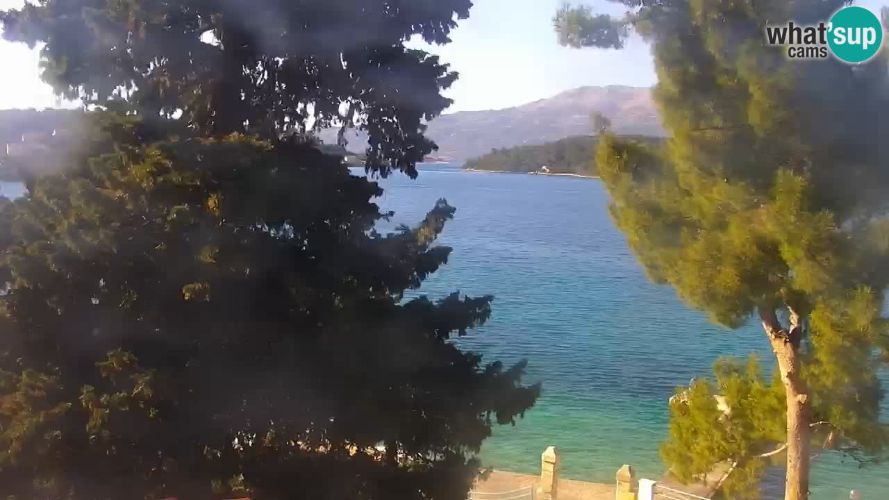 Lumbarda Resort live cam Curzola