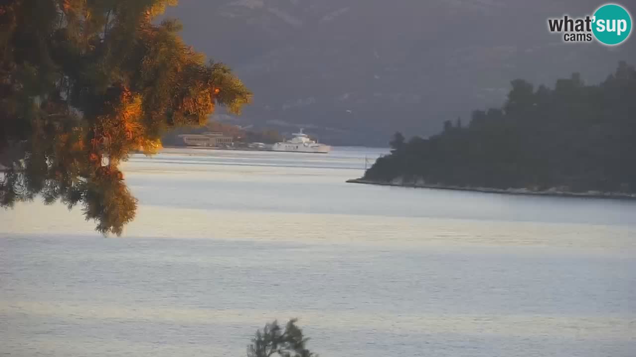 Lumbarda resort Web Kamera Korčula