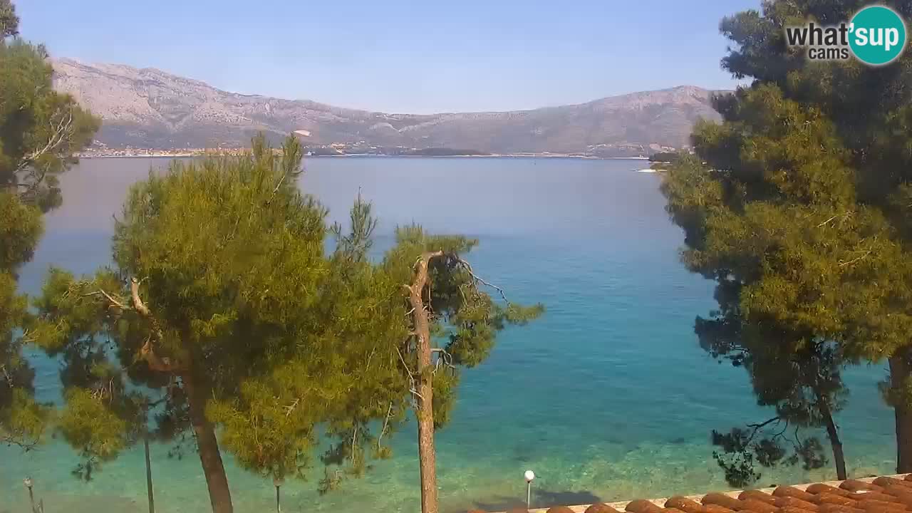 Lumbarda Resort live cam Curzola