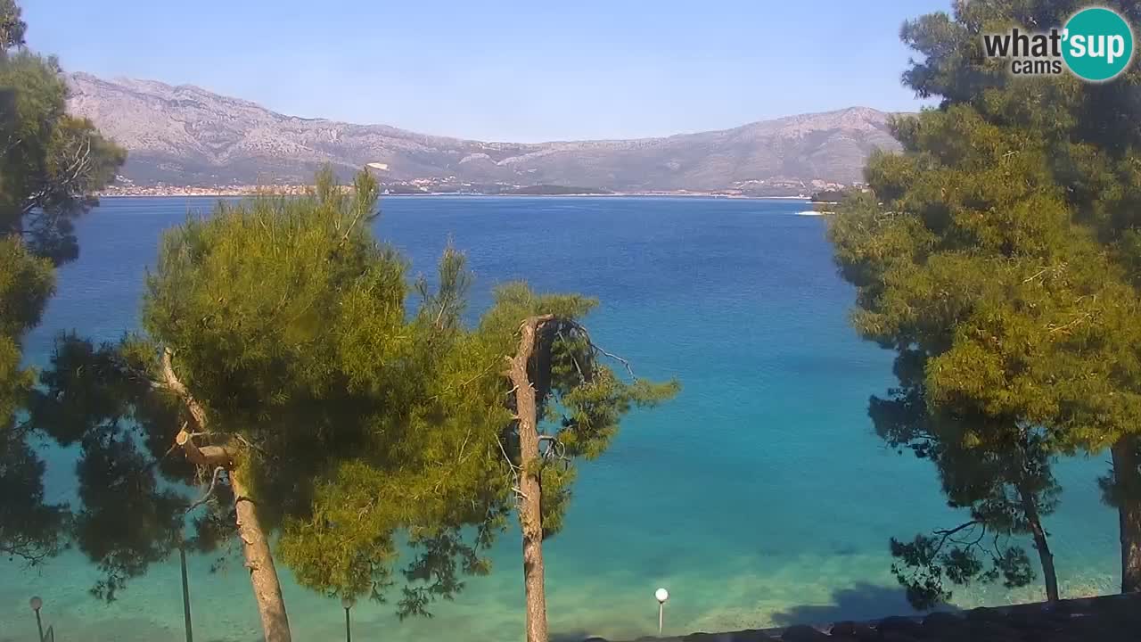Lumbarda Resort live cam Curzola