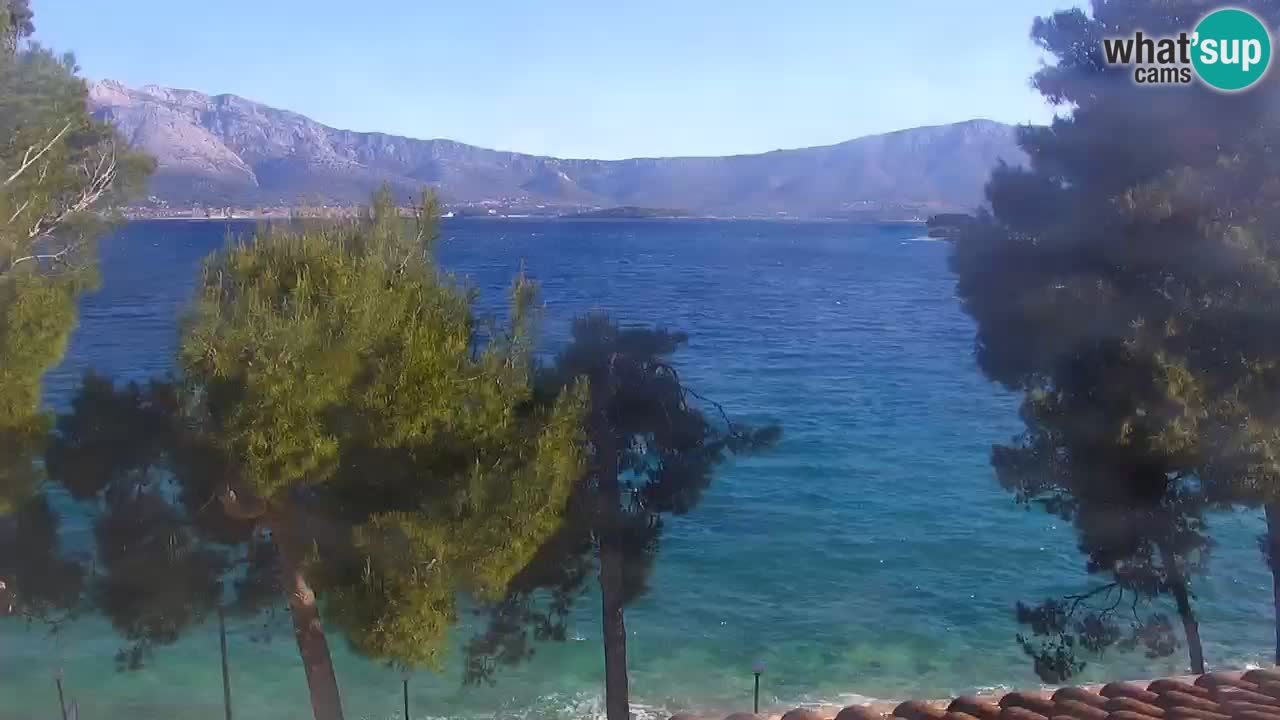 Lumbarda Resort live cam Curzola