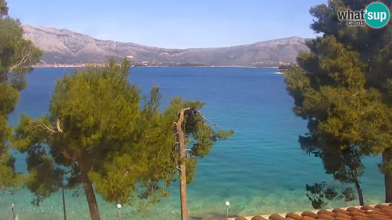 Lumbarda resort Webcam Korčula