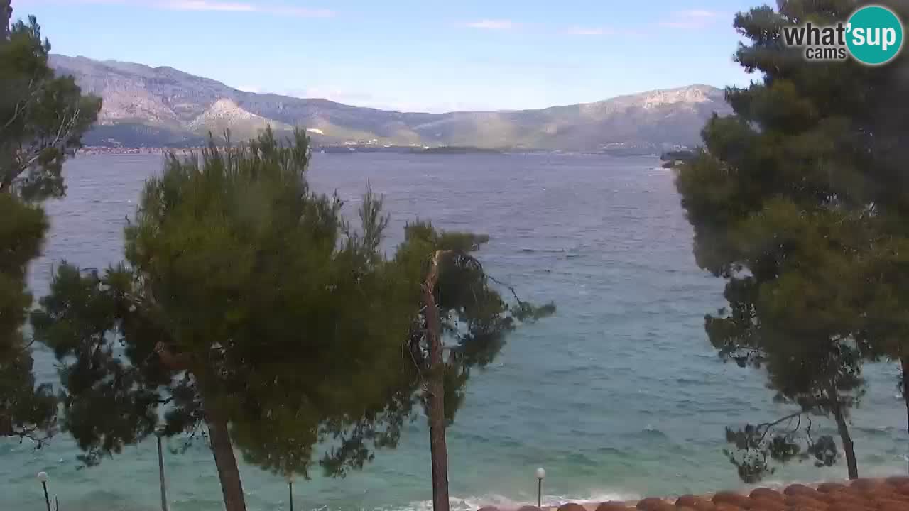 Lumbarda resort Webcam Korčula