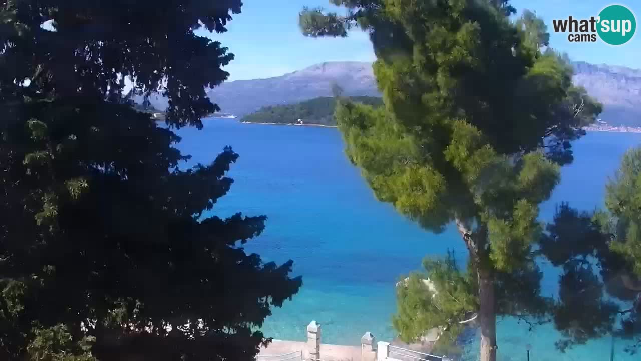 Lumbarda resort – livecam Korčula