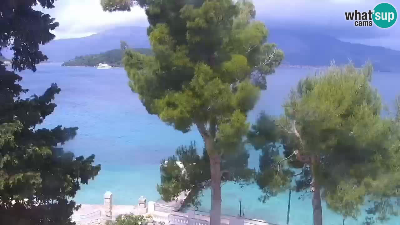 Lumbarda resort Web Kamera Korčula