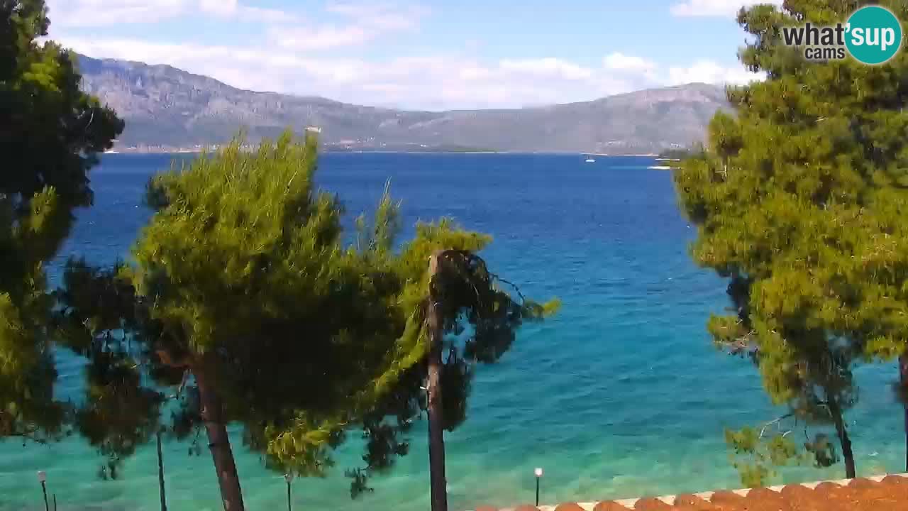 Lumbarda Resort live cam Curzola