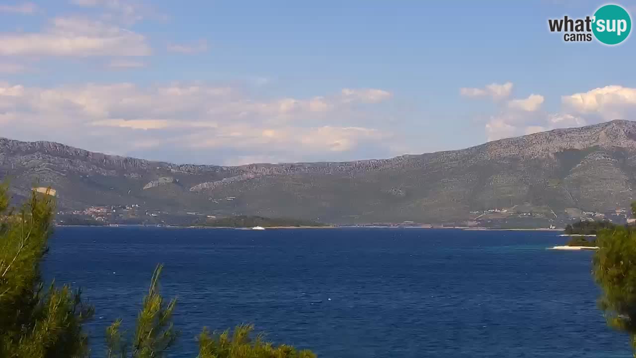 Lumbarda Resort live cam Curzola