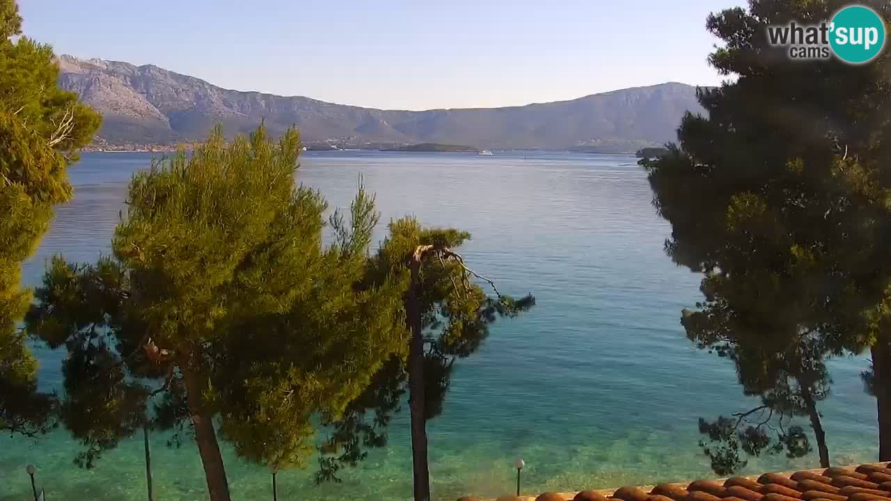 Lumbarda resort Webcam Korčula