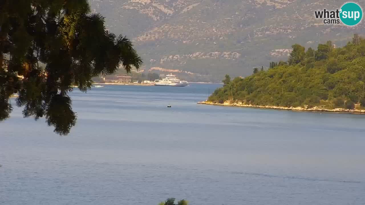 Lumbarda Resort camera en vivo Korčula