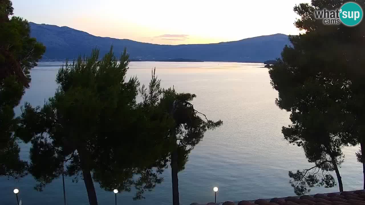 Lumbarda resort Web Kamera Korčula