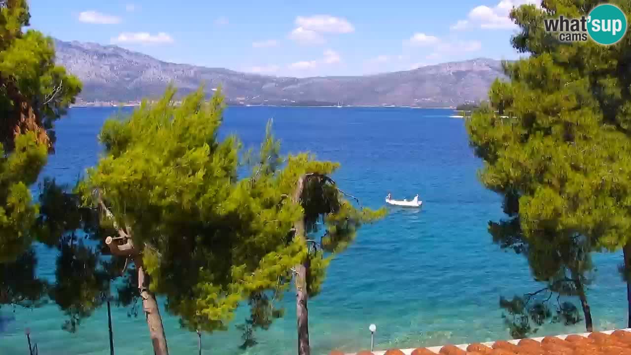 Lumbarda resort Web Kamera Korčula