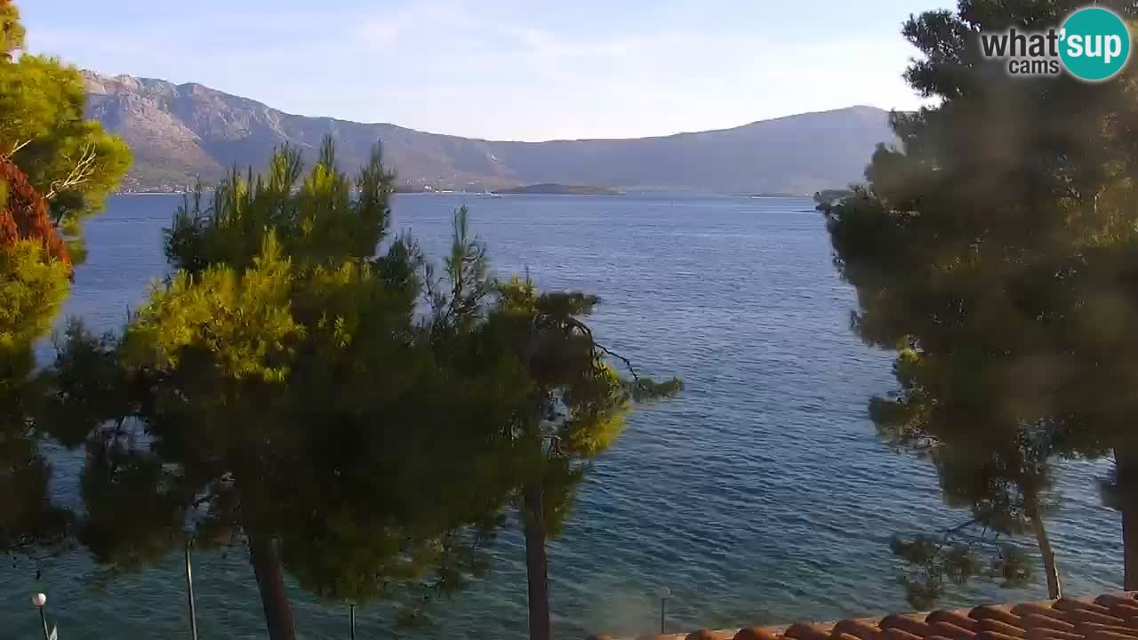 Lumbarda resort Web Kamera Korčula