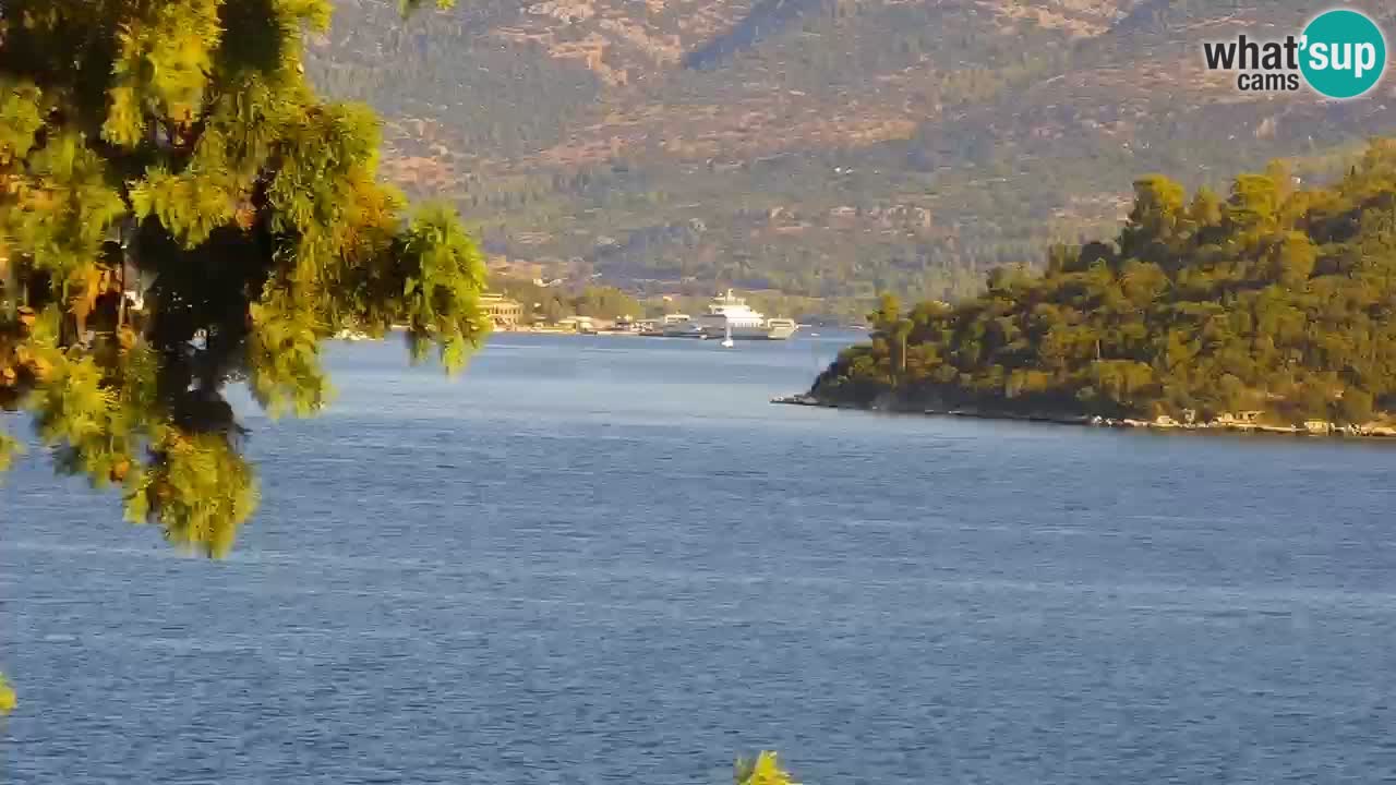 Lumbarda Resort live cam Curzola