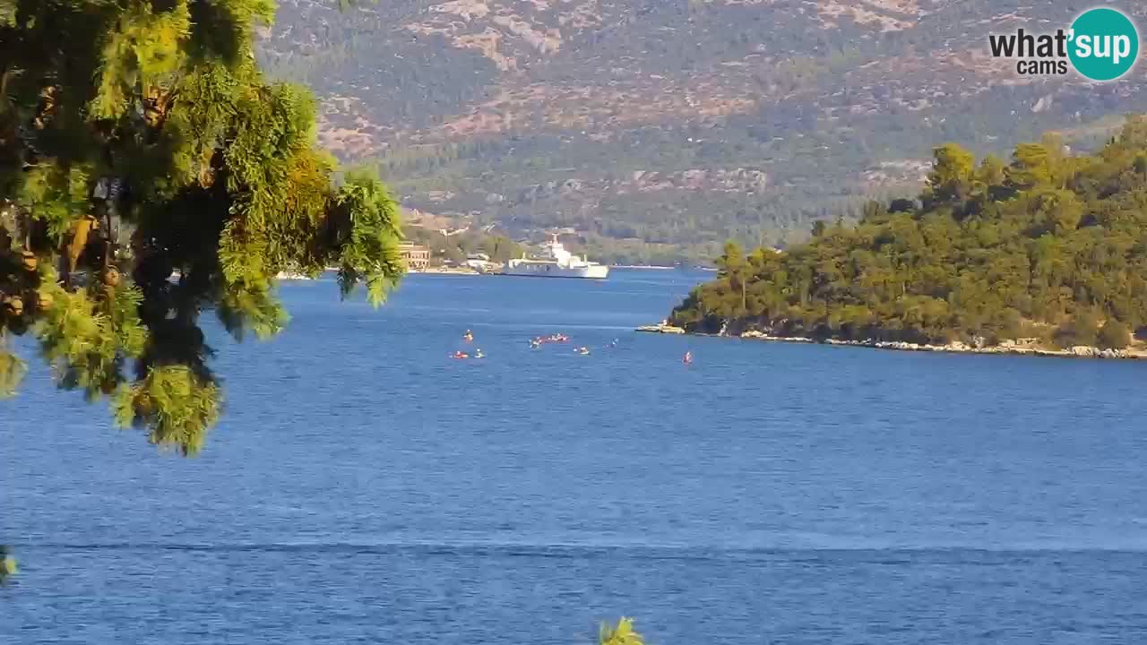 Lumbarda Resort live cam Curzola