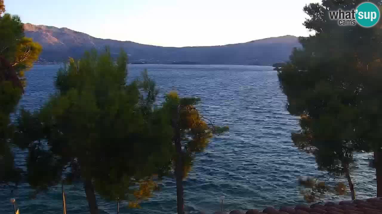 Lumbarda resort Web Kamera Korčula