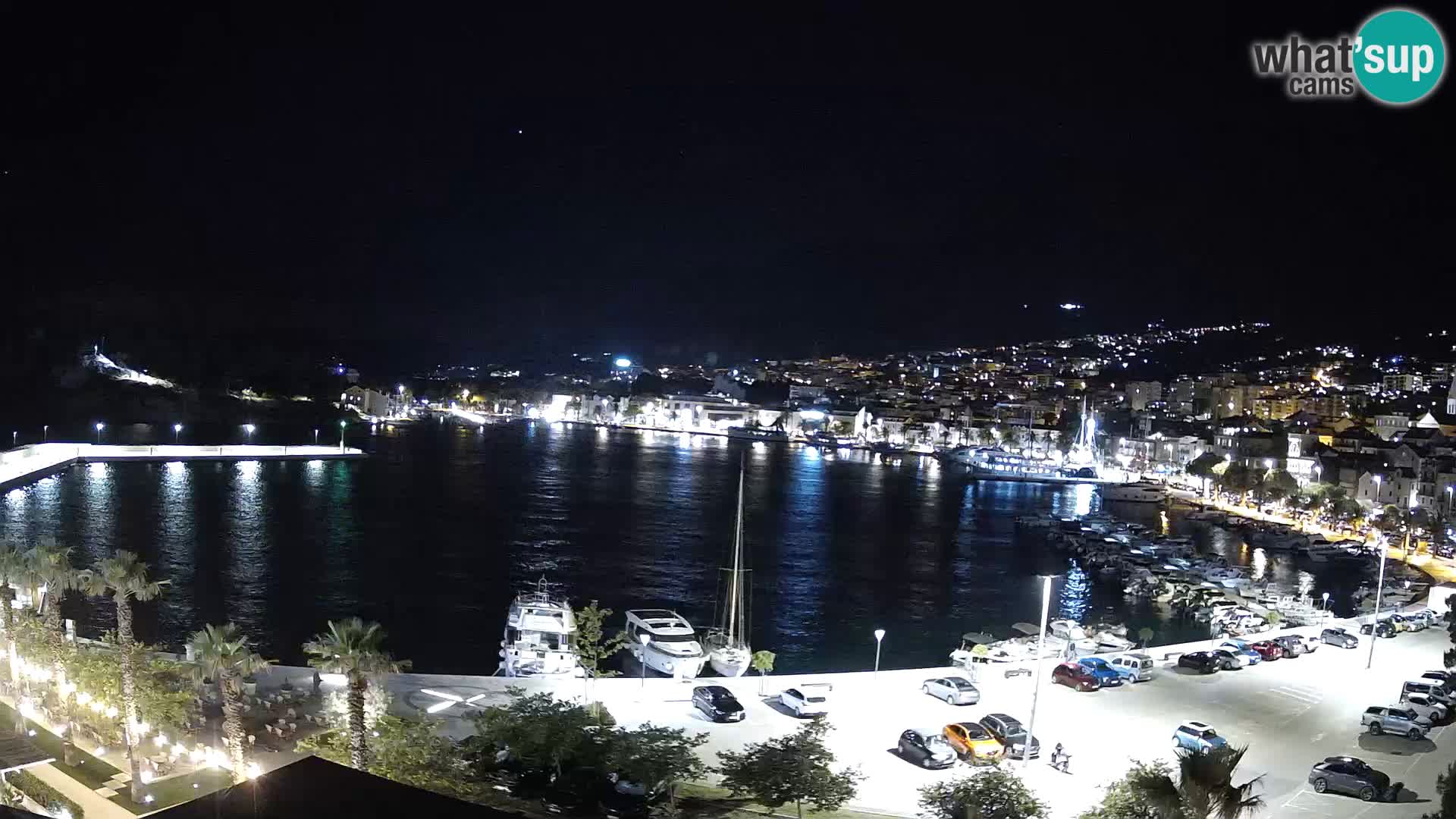 Webcam Makarska ‘s seaside promenade
