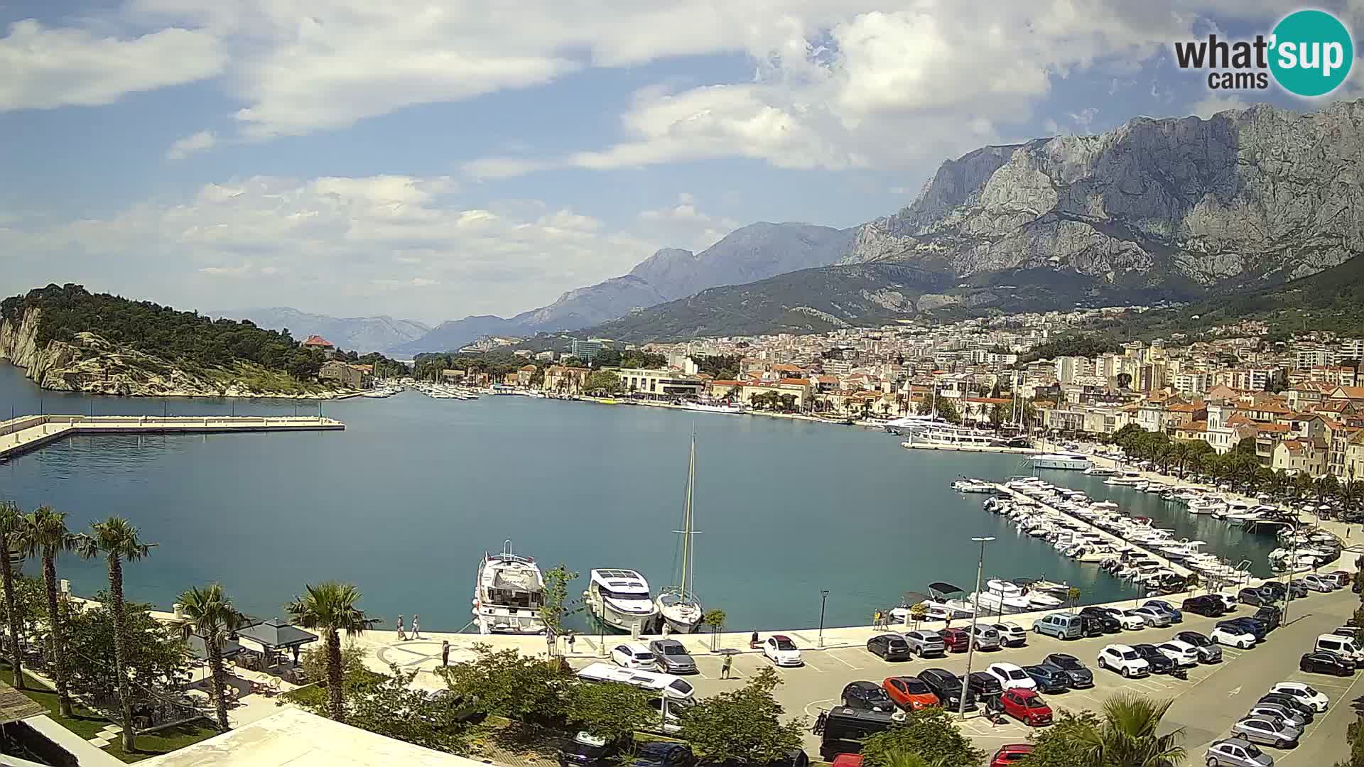 Webcam Makarska paseo junto al mar