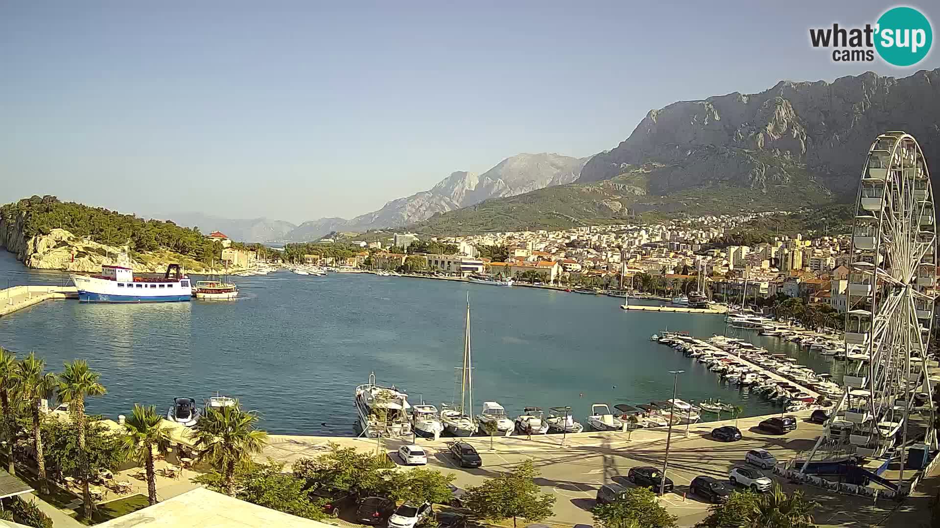Webcam Makarska paseo junto al mar