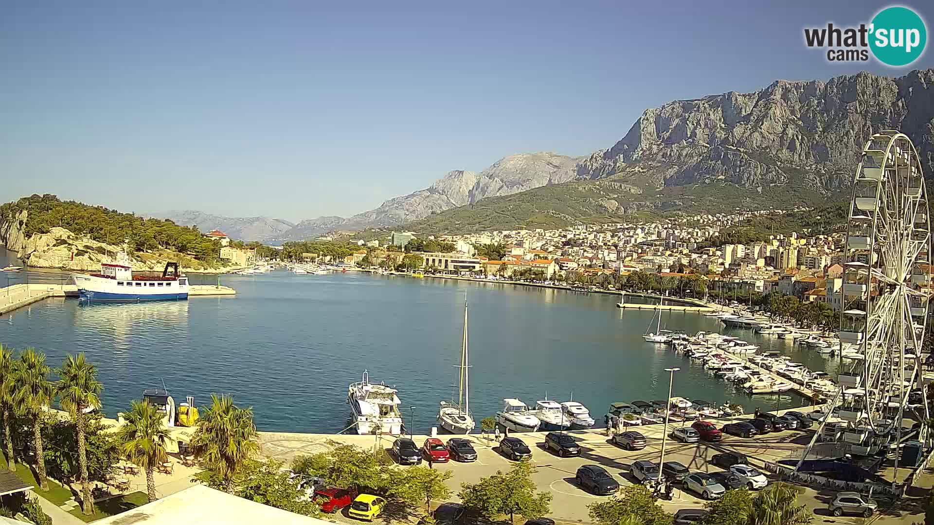 Webcam Makarska paseo junto al mar