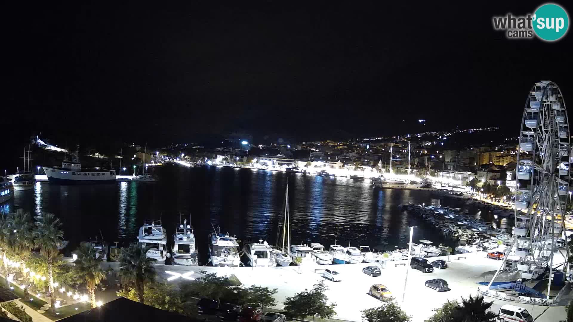 Webcam Makarska ‘s seaside promenade