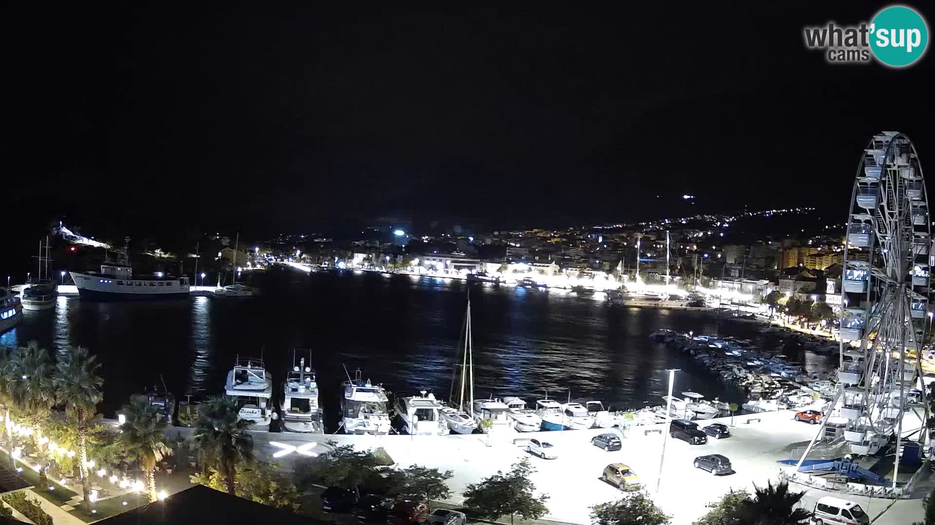 Webcam Makarska ‘s seaside promenade