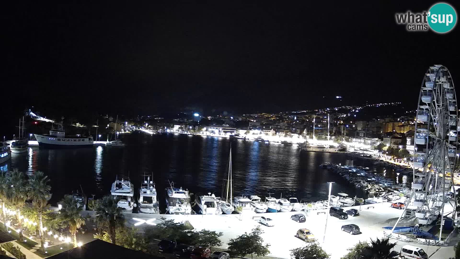 Webcam Makarska paseo junto al mar