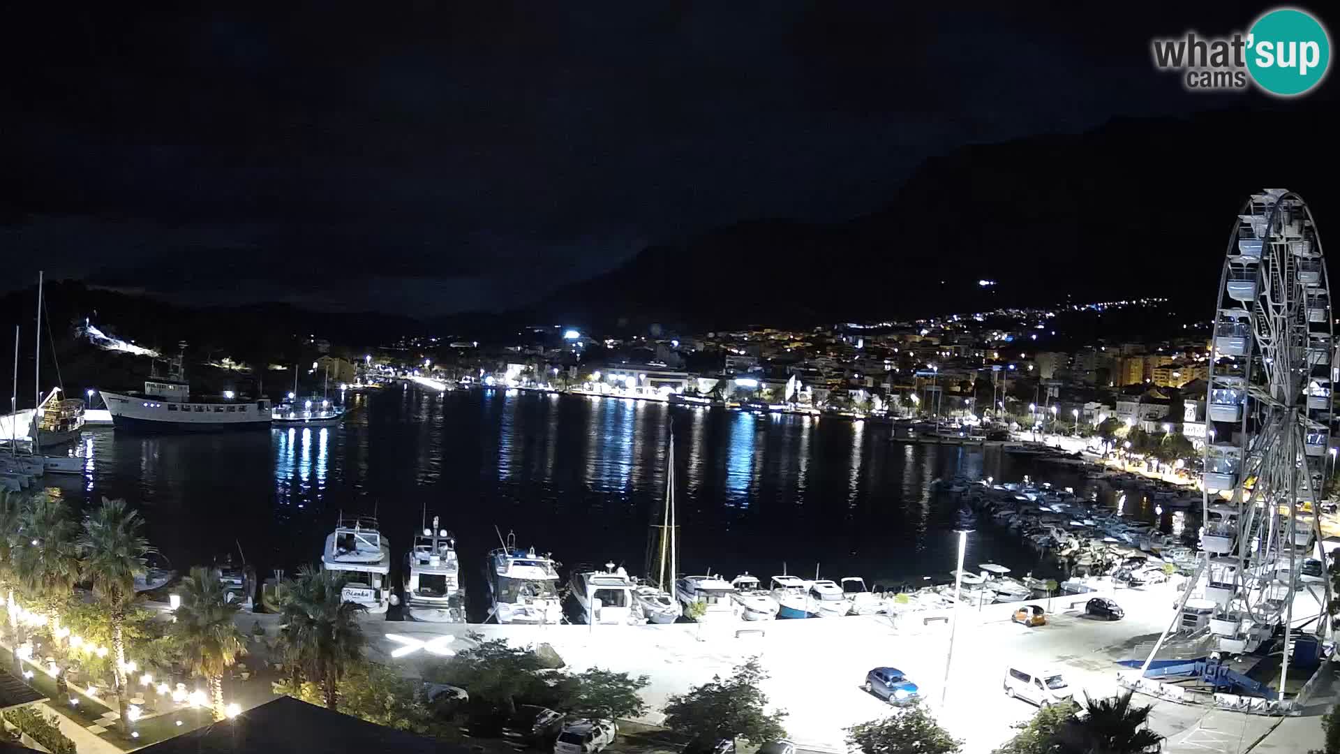 Webcam Makarska ‘s seaside promenade