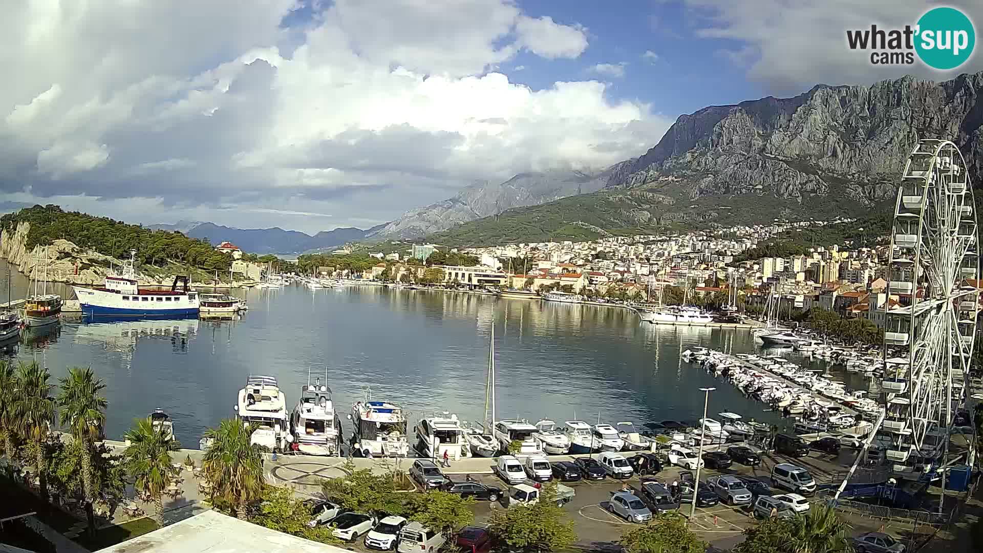 Webcam Makarska ‘s seaside promenade